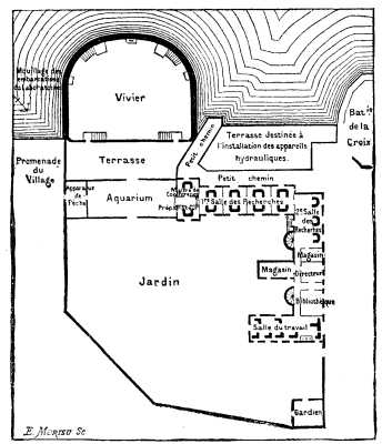  FIG. 1.—PLAN OF THE ROSCOFF LABORATORY.