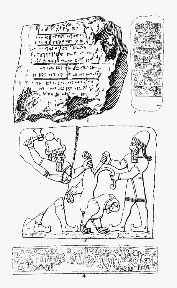 Illustration VI: Hittite Inscriptions,
etc.