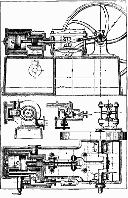 FARCOT'S SIX H.P. STEAM ENGINE.