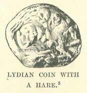 054b.jpg Lydian Coin With a Hare 