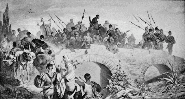 Illustration: CHARLES V. APPROACHING YUSTE.