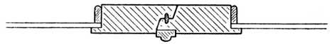 Fig. 265.—Rebated Joint with Tongue Slip.