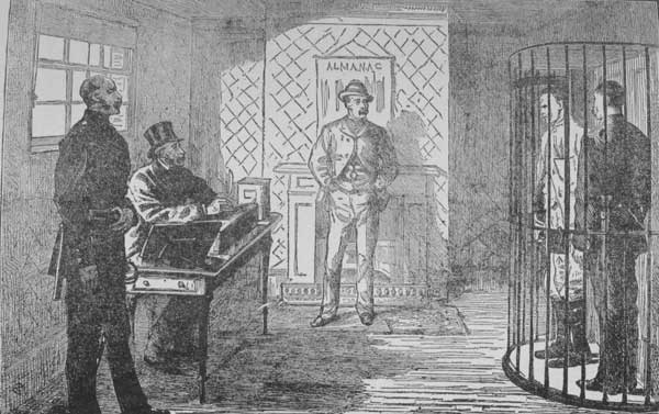 BEFORE THE GOVERNOR—ASSISTANT WARDER REPORTING A
PRISONER FOR TALKING.