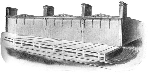 Kiln Door Construction. Doors Seated. Wood Construction.