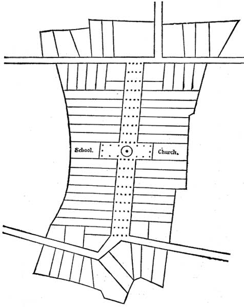 FIG. 16.—PROPOSED ARRANGEMENT OF THE RHODE ISLAND FARM
VILLAGE.