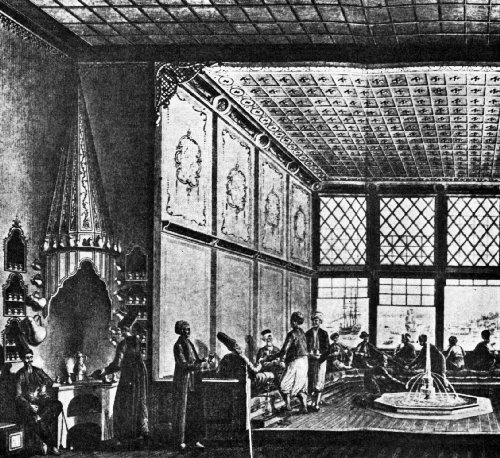 Characteristic Scene in a Turkish Coffee House of the
Seventeenth Century