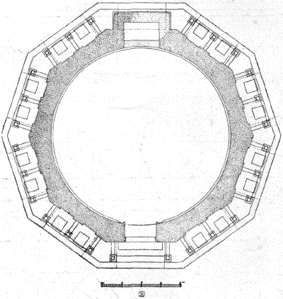 Bild 24. Grundriss des Obergeschosses, rekonstruiert von Bruno Schulz.