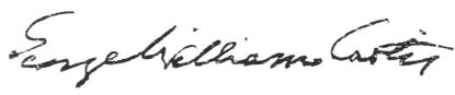 signature of the author