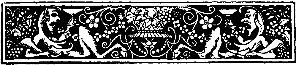 woodcut of drinking devils