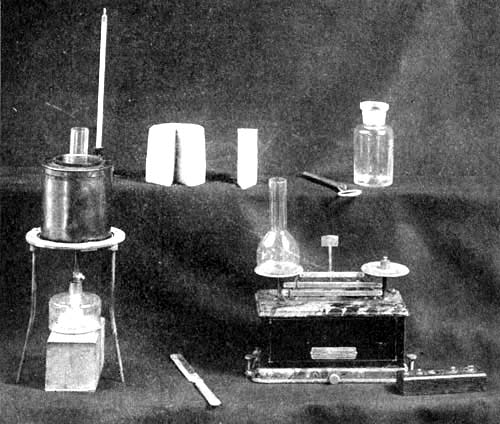 Apparatus necessary to test cheese for moisture .