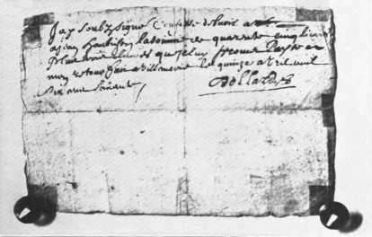 Dollard's Promissory Note