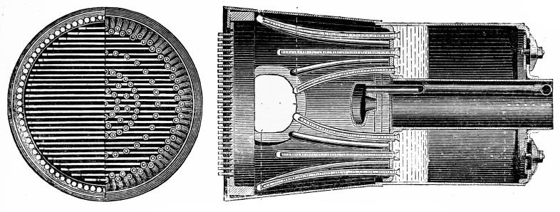 BOILER OF MESSRS. MERRYWEATHER AND SONS’ STEAM
FIRE-ENGINE.