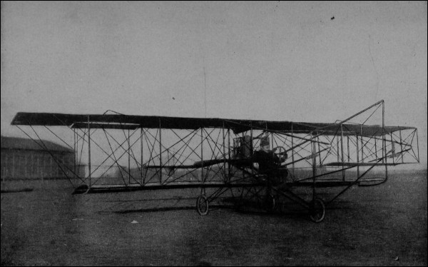 Marcel Penot in the Mohawk Biplane