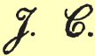 Signature of J. C.