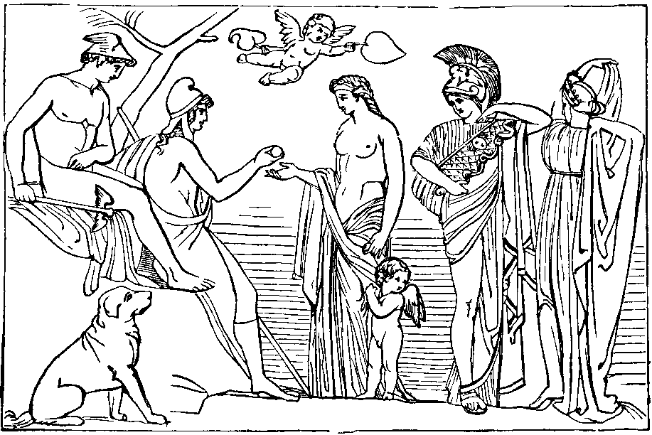 Illustration: THE JUDGMENT OF PARIS.