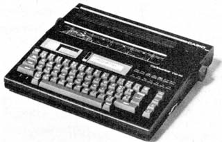 electronic typewriter