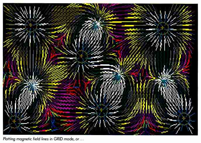 Plotting magnetic field lines in GRID mode